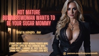 Sensual Milf Indulges In Asmr Audio Roleplay As A Sugar Mommy